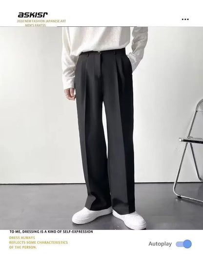 mens-loose-fit-sportswear-pants - athletic fashion pants leisure pants loose-fit trousers men’s casual pants sportswear pants streetwear joggers trendy 2025 pants